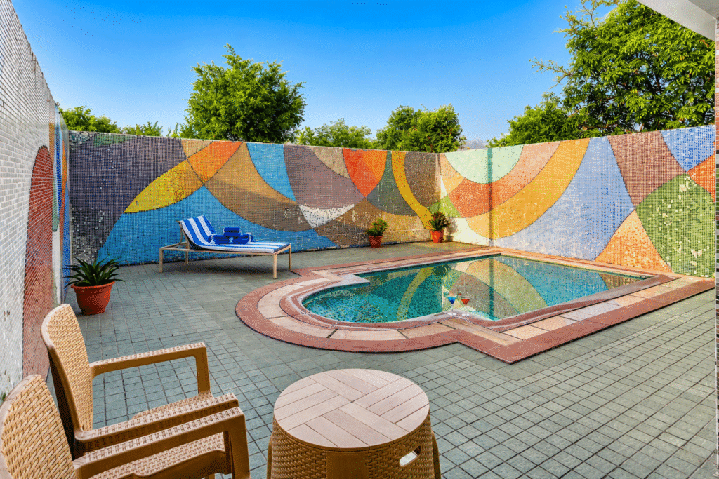 destination wedding jim corbett property room2 swimming pool